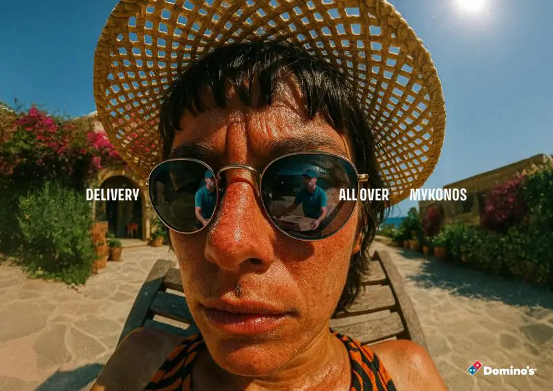 Domino’s Sunglasses Reflections