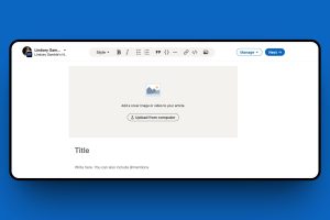 video cover for linkedin newsletters