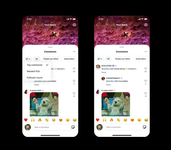 Instagram just announced new comment filters, but you will need to have a minimum of 100K followers to access them.