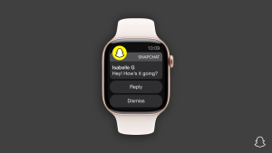 snapchat Apple Watch