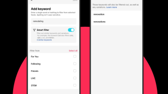 TikTok Smart Keyword Filters