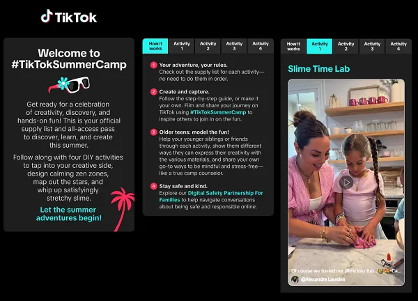 TikTok Summer Camp