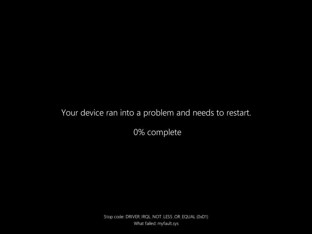 windows new BSOD