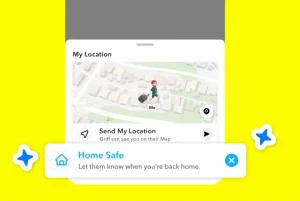snapchat home safe