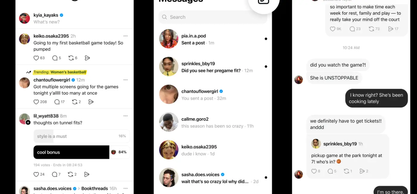 Threads DMs