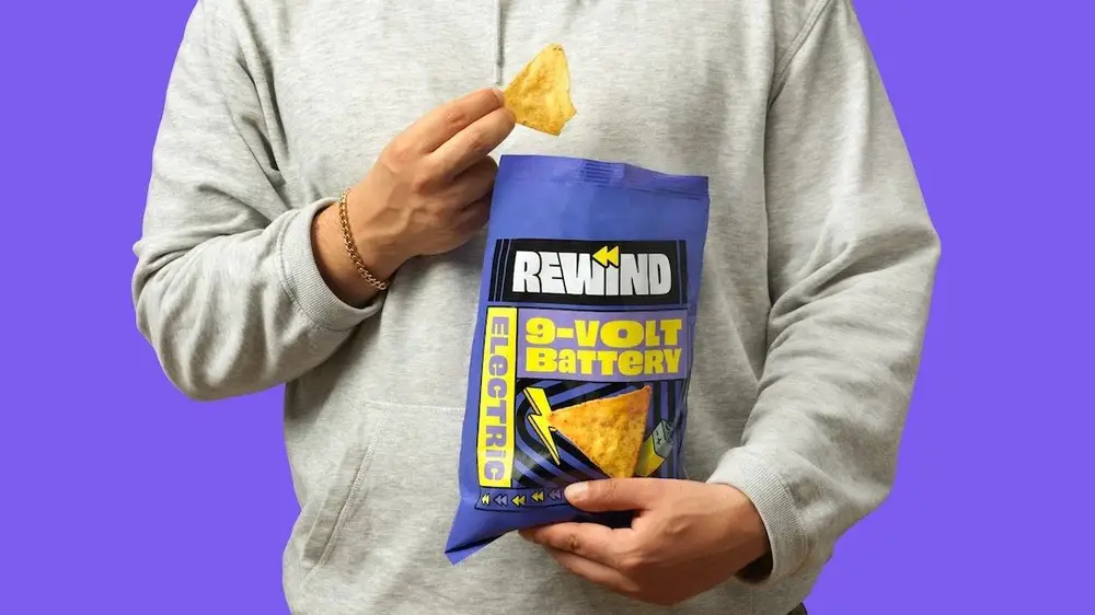 rewind chips 9-volt battery