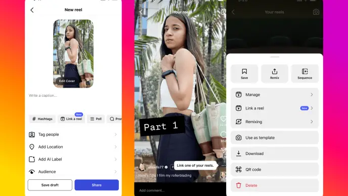 Instagram Reels Linking