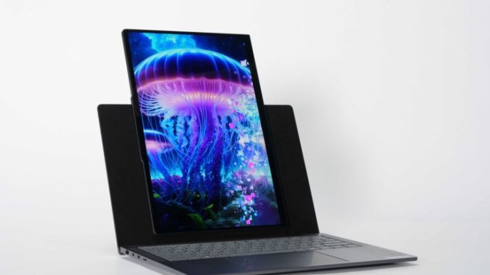 Laptop With Rotating Display