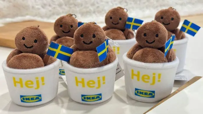 IKEA meatballs plush keychains