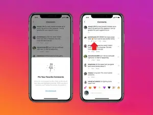 instagram pin comments