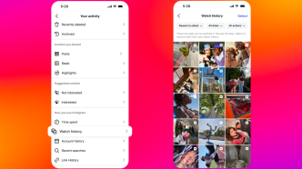 Instagram Reels watch history