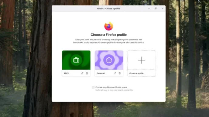 mozilla firefox profiles
