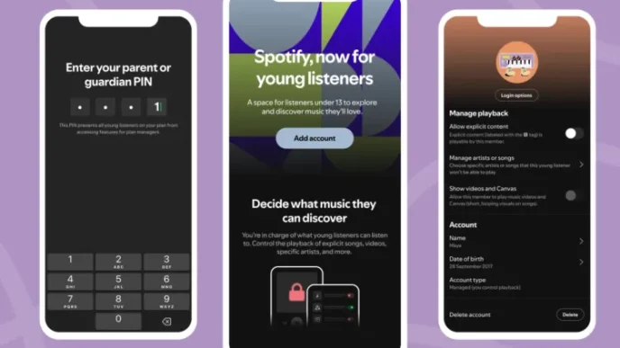 spotify managed accounts
