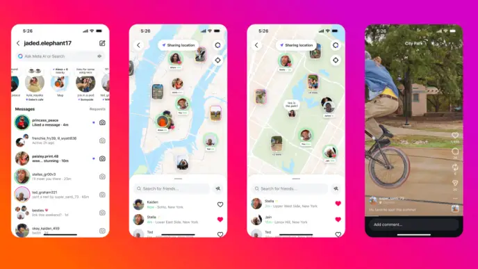 instagram map location sharing