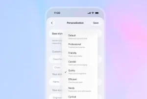 ChatGPT new personalities