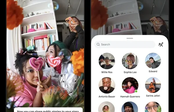 instagram re-share stories