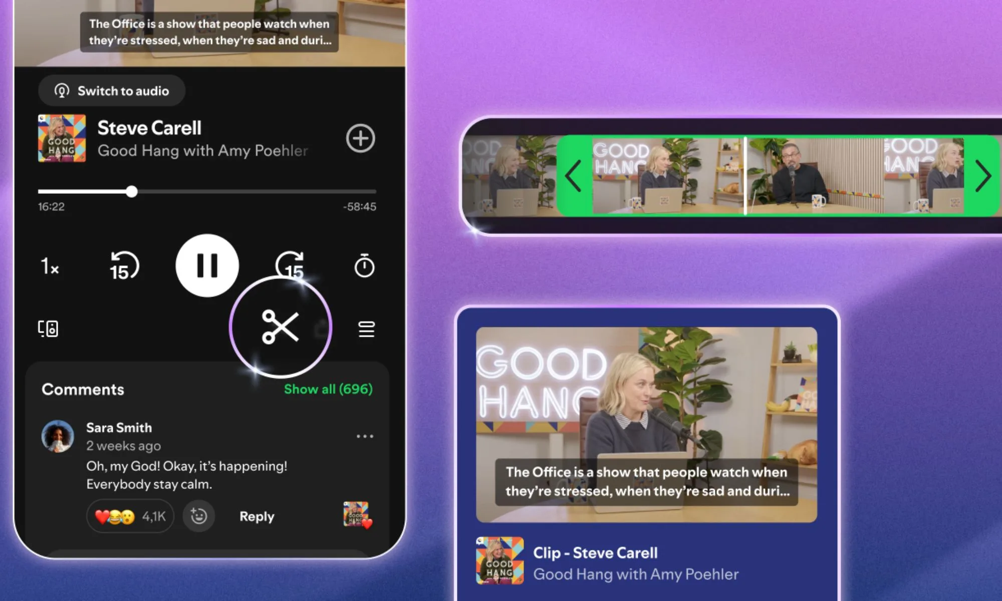 Spotify Now Lets Users Clip And Share Podcast Moments Directly On Social