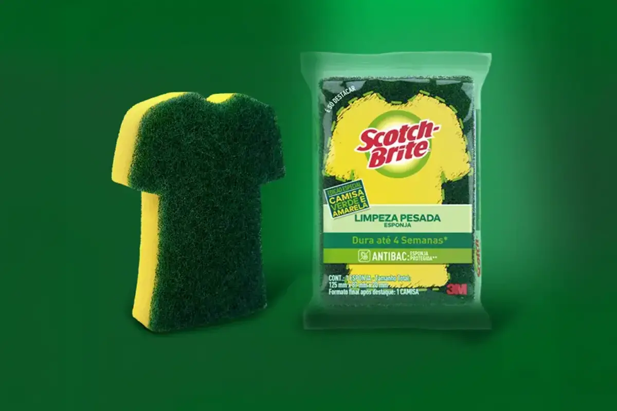 Scotch-Brite Turns Its Sponge Into a Brazil Jersey