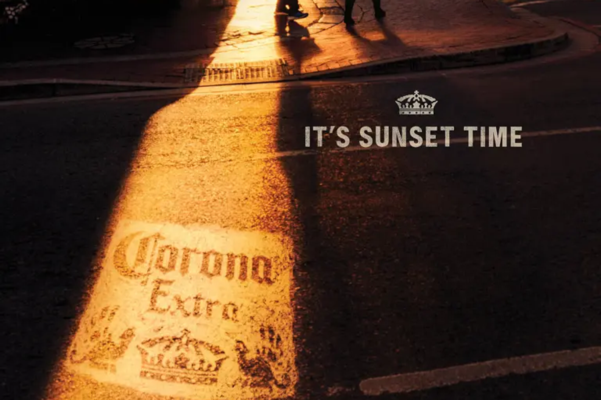 Corona Turns Sunset Shadows Into Giant Bottles On City Streets