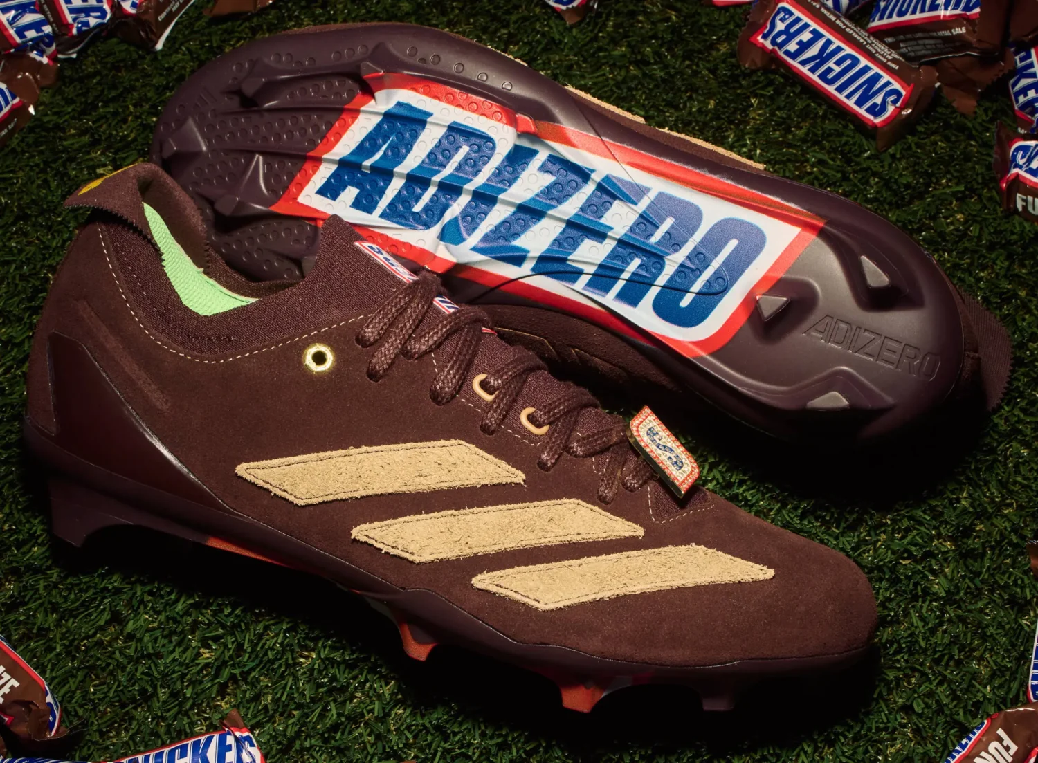 Snickers Turns An Adidas Football Cleat Into A Candy Bar